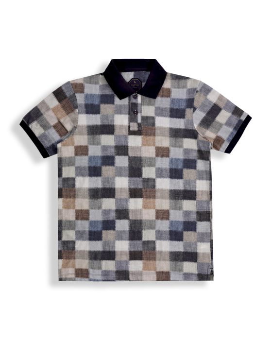 پولوشرت 3 دکمه طرح دار